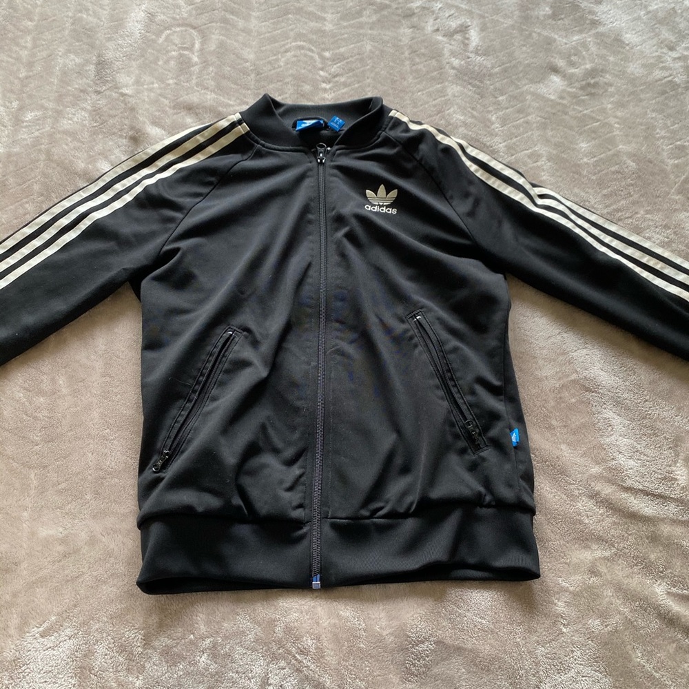 Adidas 3-Stripes Down Jacket in Black
